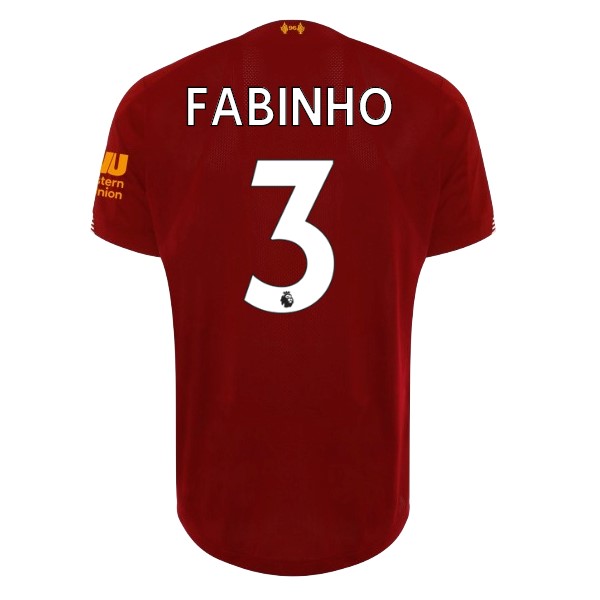 Maillot Football Liverpool NO.3 Fabinho Domicile 2019-20 Rouge